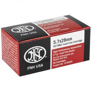500 Rounds Of Federal FNH USA 5.7x28mm Ammo 27 Grain Green Tip Hollow Point