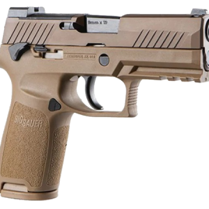 Sig Sauer P320-M18 Semi-Automatic Pistol 9mm Luger 3.9" Carbon Steel Barrel Stainless Steel Frame Coyote PVD